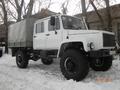 Автомобиль с Двухрядной кабиной на шасси ГАЗ 33088 Садко Борт-Тент.