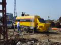 Бетононасос стационарный дизельный DEBOOM  призводительность 60 м<sup>3</sup>/час