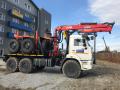 Лесовозный автопоезд Камаз 43118, 2020 г.в. с манипулятором и прицепом роспуском