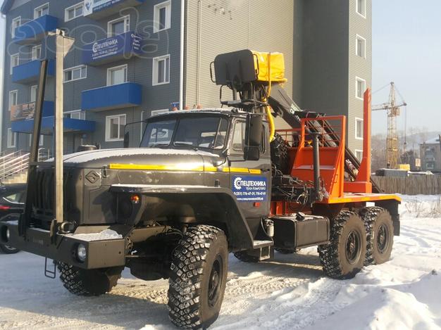Заводские лесовозные тягачи Урал 55571 от завода изготовителя