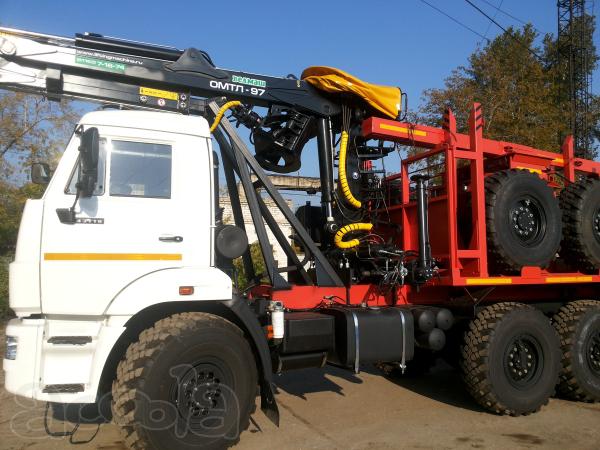 Заводские лесовозы Камаз 43118,  с манипулятором