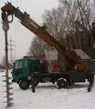 Услуги автобуровой установки (бурение 180мм-700мм)