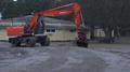 Аренда колёсного экскаватора Hitachi ZX 160W, Услуги колёсного экскаватора
