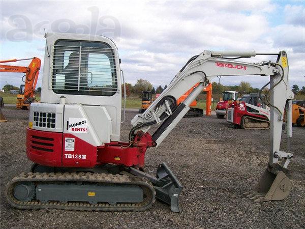 Аренда и услуги мини-экскаватора BOBCAT в Воронеже и области