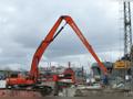 Перегружатель экскаватор кран Mantsinen 80 / Hitachi 550, отл. сост