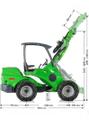 Минипогрузчик AVANT 745 (Finland) с ковшом 1450мм/420л