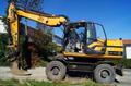 Аренда колёсного полноповоротного экскаватора jcb 160