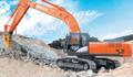 Аренда гусеничного экскаватора Hitachi 330 с гидромолотом