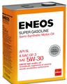 Масло моторное ENEOS Super Gasoline SL псинт 5W30 4л