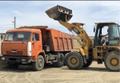 Песок щебень отсев земля на камазе в Белореченске.